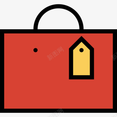 购物袋搜索引擎优化营销业务金融线颜色图标图标