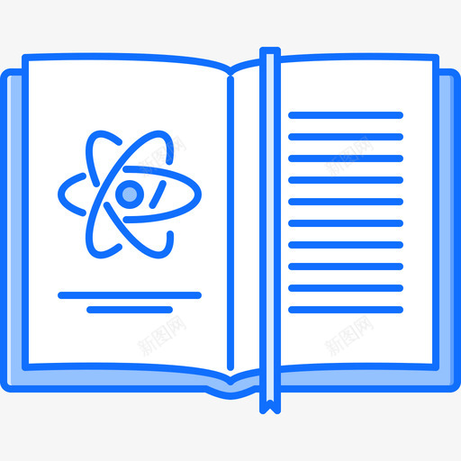 书学校32蓝色图标svg_新图网 https://ixintu.com 书 学校32 蓝色