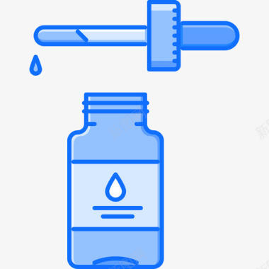 放下药13号药蓝色图标图标