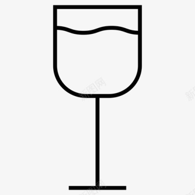 酒玻璃杯酒杯图标图标