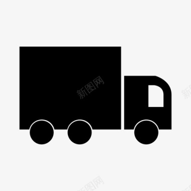 卡车驱动移动图标图标