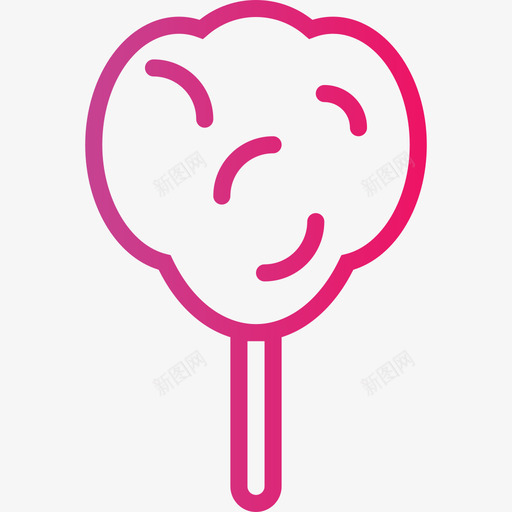 棉花糖糖果和糖果4梯度图标svg_新图网 https://ixintu.com 梯度 棉花糖 糖果和糖果4