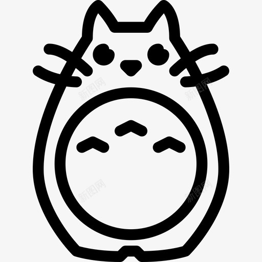 Totoro极客2直系图标svg_新图网 https://ixintu.com Totoro 极客2 直系