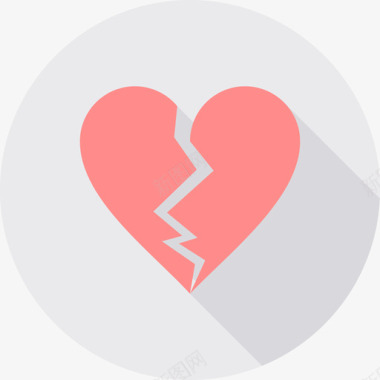 破碎的心情人节2平淡图标图标