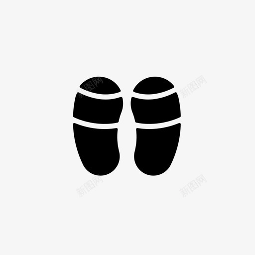 凉鞋拖鞋夏季填充套装1图标svg_新图网 https://ixintu.com 凉鞋 夏季填充套装1 拖鞋