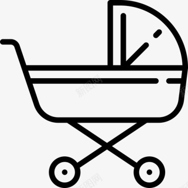 婴儿推车家庭9直系图标图标