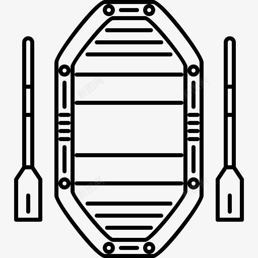 船旅行50直线图标svg_新图网 https://ixintu.com 旅行50 直线 船