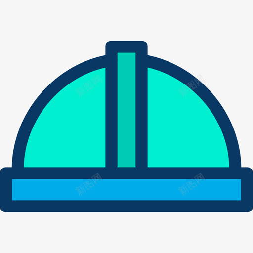 头盔结构和工具4线颜色图标svg_新图网 https://ixintu.com 头盔 线颜色 结构和工具4