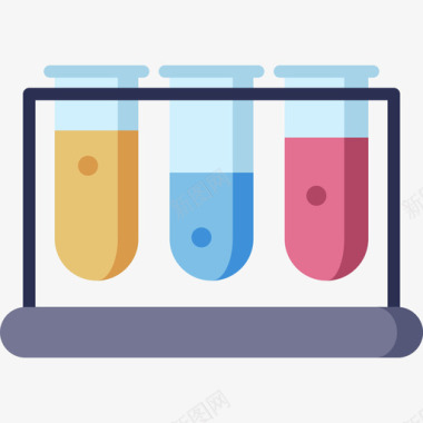 试管药房11扁平图标图标