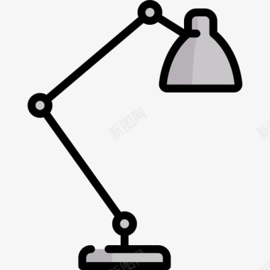 台灯电工工具和元件线颜色图标图标