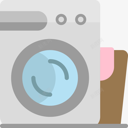洗衣房日常用品行动3平装图标svg_新图网 https://ixintu.com 平装 日常用品行动3 洗衣房