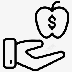 苹果销售水果价格苹果苹果销售图标高清图片