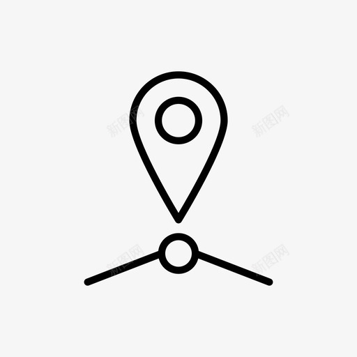 位置地点路线图标svg_新图网 https://ixintu.com ui设计图标 位置 地点 旅行 路线
