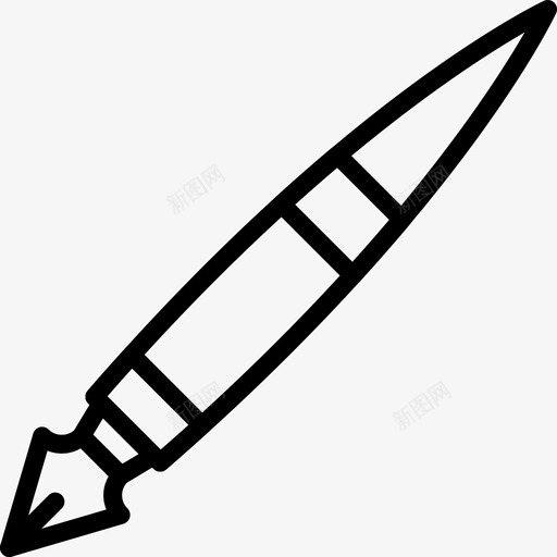 钢笔39号工具线性图标svg_新图网 https://ixintu.com 39号工具 线性 钢笔