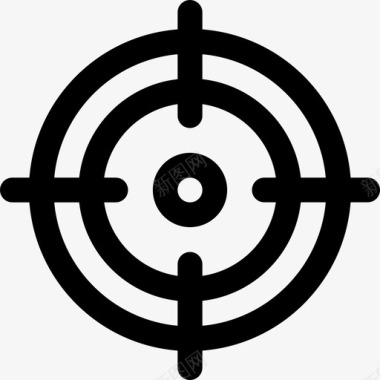 目标狩猎2号直线型图标图标