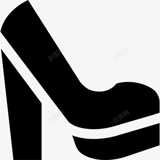高跟鞋购物35填充型图标svg_新图网 https://ixintu.com 填充型 购物35 高跟鞋