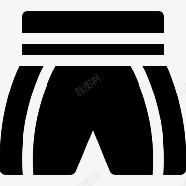 短裤泰国4填充图标图标