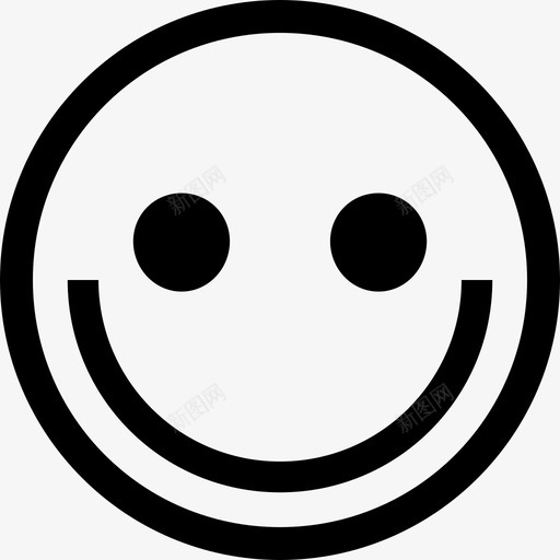 微笑态度情绪图标svg_新图网 https://ixintu.com 微笑 态度 情绪 感情 积极性