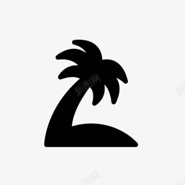 椰子岛海图标图标