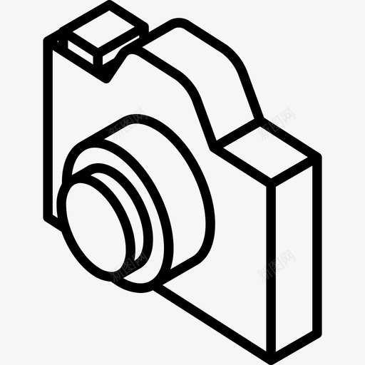 照相摄像机基本装备15图标svg_新图网 https://ixintu.com 基本装备15 摄像机 照相 线性