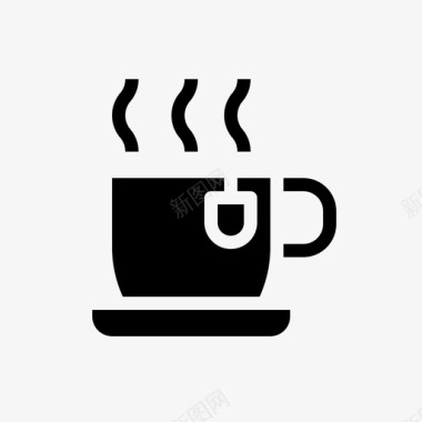 热咖啡卡普西诺杯子图标图标