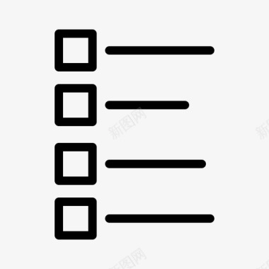 项目符号列表应用程序菜单图标图标