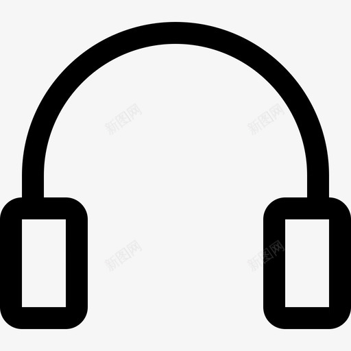 耳机音乐29线性图标svg_新图网 https://ixintu.com 线性 耳机 音乐29