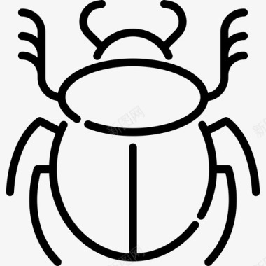 圣甲虫沙漠8直线型图标图标