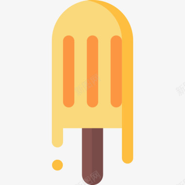冰淇淋夏季派对10平铺图标图标