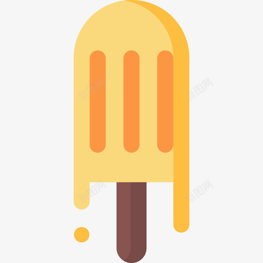 冰淇淋夏季派对10平铺图标svg_新图网 https://ixintu.com 冰淇淋 夏季派对10 平铺