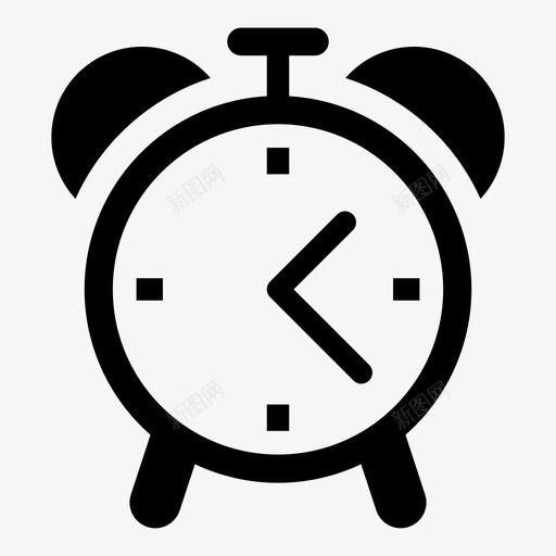 闹钟时间计时器图标svg_新图网 https://ixintu.com 地球链路闹钟耳机刷子罗盘焦点咖啡 时间 计时器 闹钟