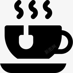 装满查的茶杯茶杯健康生活方式3装满图标高清图片