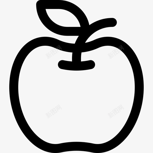 苹果生态101直线型图标svg_新图网 https://ixintu.com 生态101 直线型 苹果