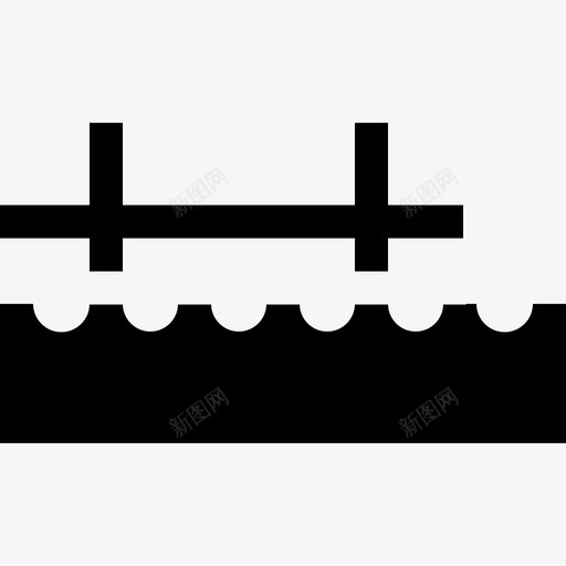 码头钓鱼10已填充图标svg_新图网 https://ixintu.com 已填充 码头 钓鱼10