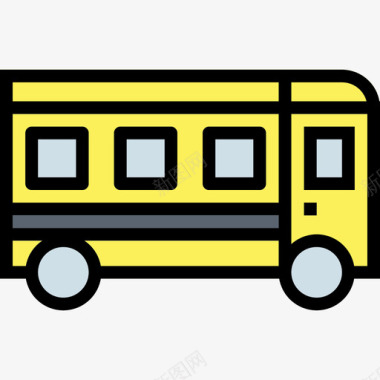 巴士教育100线颜色图标图标