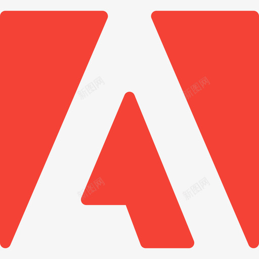 Adobe徽标和品牌平面图标svg_新图网 https://ixintu.com Adobe 平面 徽标和品牌