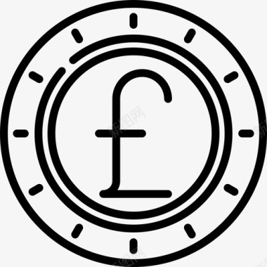 英镑金融68直系图标图标