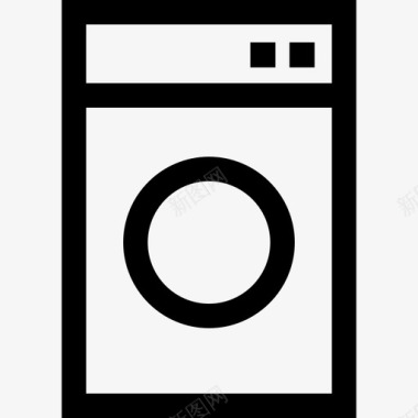 洗衣机上午例行10台直列式图标图标