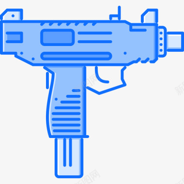 枪战争8蓝色图标图标