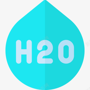 H2o化学16扁平图标图标
