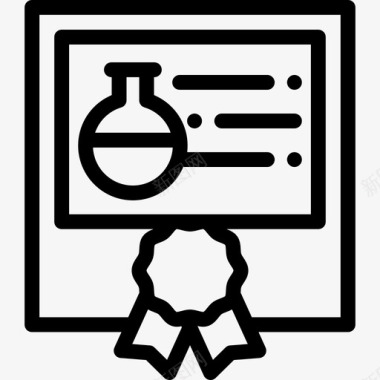 证书化学19线性图标图标