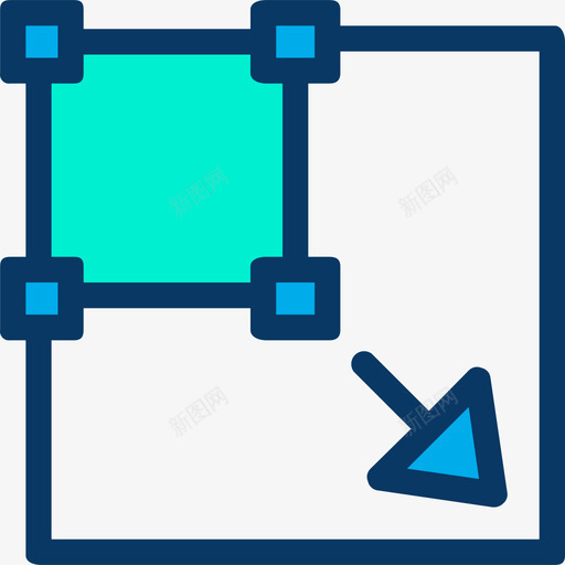 放大对齐和工具3线颜色图标svg_新图网 https://ixintu.com 对齐和工具3 放大 线颜色