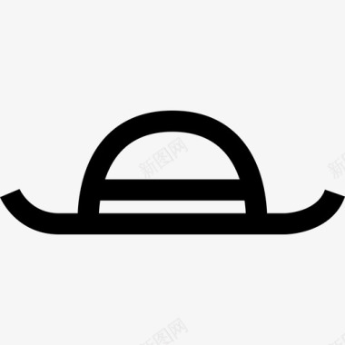 帽子服装款式5线性图标图标