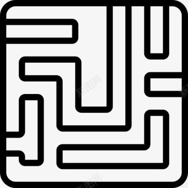 迷宫游戏开发2线性图标图标