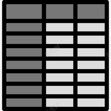 Excel办公文具4线颜色图标图标