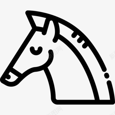 马动物31直系图标图标