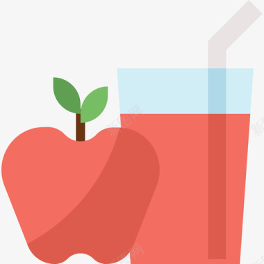 苹果汁饮料7无糖图标图标