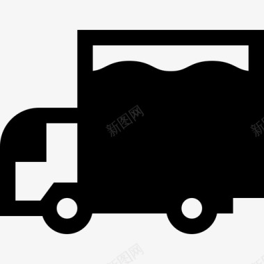 送货卡车冬季小镇2已装满图标图标