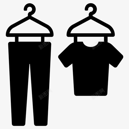 服装休闲服时装图标svg_新图网 https://ixintu.com T恤 休闲服 时装 服装