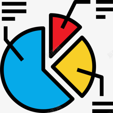 饼图业务图表和图表2线颜色图标图标
